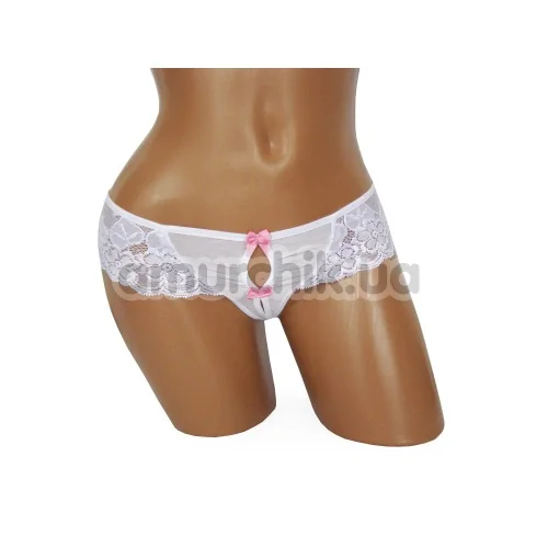 Трусики-стринги женские G-String белые (модель 2389) - Фото №1