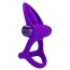 Виброкольцо для члена Pretty Love Vibration Cock Ring, фиолетовое - Фото №4