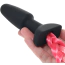 Анальная пробка с радужным хвостом Whipsmart Furry Tales Silicone Unicorn Butt Plug, черная - Фото №7