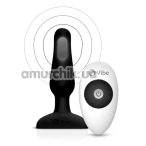 Анальна пробка з вібрацією B-Vibe Vibrating Novice Plug, чорна - Фото №1