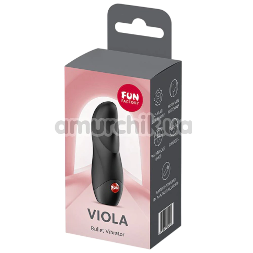 Клиторальный вибратор Fun Factory Viola, черный