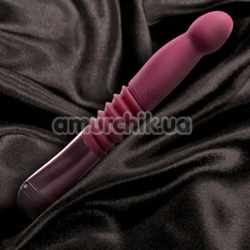 Вибратор с толчками Temptasia Trixie, бордовый