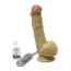 Вібратор Real Stick Vibro №108, тілесний - Фото №9