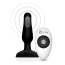 Анальная пробка с вибрацией B-Vibe Vibrating Novice Plug, черная - Фото №1