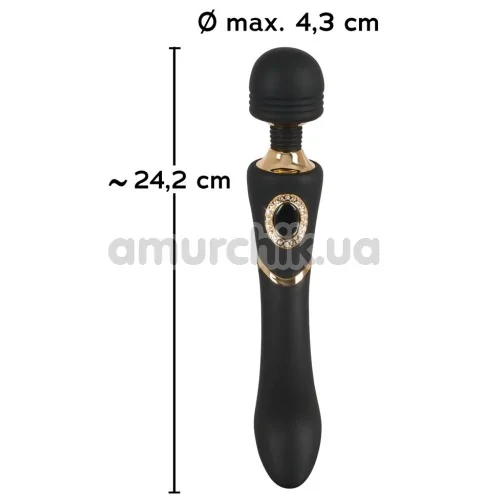 Універсальний вібромасажер Cleopatra Wand Massager, чорний