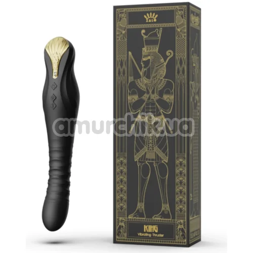Вибратор для точки G Zalo King Vibrating Thruster, черный