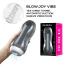 Мастурбатор з вібрацією і всмоктуванням Dorcel Blowjoy Vibe, сірий - Фото №6