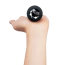 Анальная пробка с вибрацией B-Vibe Vibrating Jewel Plug M/L, черная - Фото №6