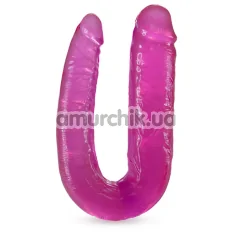 Двокінцевий фалоімітатор B Yours Double Headed Dildo, рожевий - Фото №1