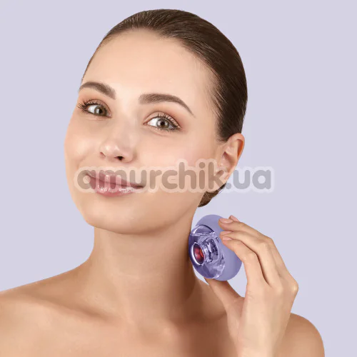Ультразвуковий масажер для обличчя та тіла Geske Sonic Cool & Warm Face and Body Massager 9 in 1, бузковий