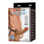 Полый страпон с вибрацией Pretty Love Harness Briefs Bradden 6.7 Dildo, коричневый - Фото №11