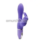 Вібратор Purrfect Silicone Deluxe Duo Vibe, фіолетовий - Фото №1