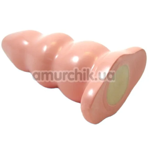 Анальная пробка Tripple Ripple Butt Plug Large, большая