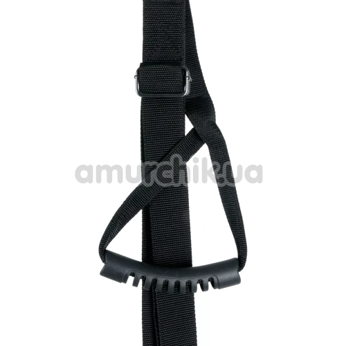 Секс-гойдалка Easy Toys Leg & Bum Support Over The Door Swing, чорна
