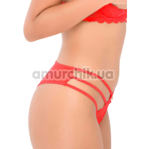 Трусики Daring Intimates Lace String With Straps, червоні