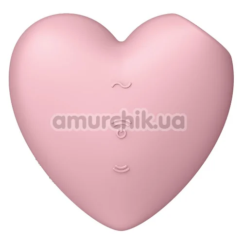Симулятор орального секса для женщин с вибрацией Satisfyer Cutie Heart, розовый