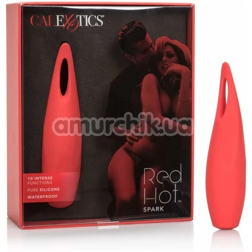 Кліторальний вібратор Red Hot Spark, червоний