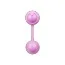 Вагинальные шарики Vibrating Bell Balls, розовые - Фото №4
