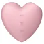 Симулятор орального секса для женщин с вибрацией Satisfyer Cutie Heart, розовый - Фото №2