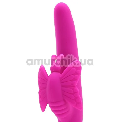 Вибратор Posh 10-Function Silicone Fluttering Butterfly, розовый