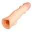 Насадка на пенис Loveshop Pleasure Extender Cyberskin Penis Extension, телесная - Фото №4