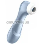 Симулятор орального сексу для жінок Satisfyer Pro 2, блакитний - Фото №1