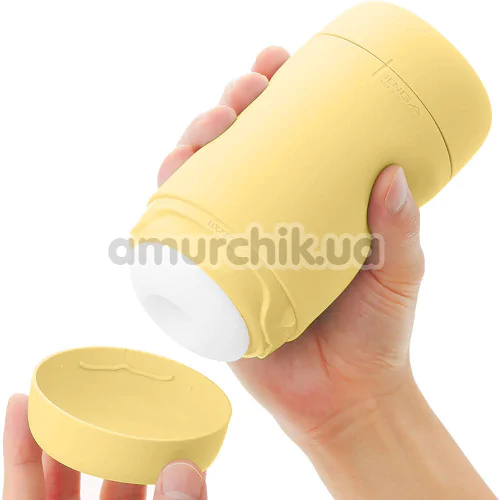 Мастурбатор Tenga Puffy Custard Yellow, желтый