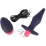 Анальная пробка с вибрацией Remote Controlled Butt Plug, фиолетовая - Фото №2