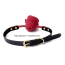 Кляп с розой DS Fetish Silicone Rose Gag, розовый - Фото №9