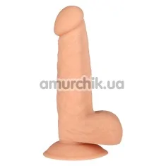 Фаллоимитатор Dix Dong W Suction Cup 6 17.5 см, телесный - Фото №1