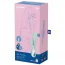 Вибратор Satisfyer Air Pump Bunny 5+, бирюзовый - Фото №7