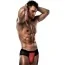 Мужские трусы-джоки Passion 007 Thong, черно-красные - Фото №1