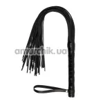 Батіг Premium Leather Flogger, чорний - Фото №1