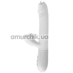 Вібратор з підігрівом Boss Silicone Vibrator USB 7, білий - Фото №1