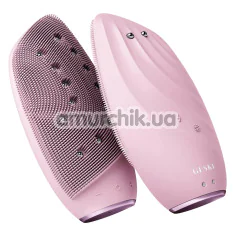 Щітка для обличчя Geske Sonic Thermo Facial Brush & Face-Lifter 8 in 1, світло-рожева - Фото №1