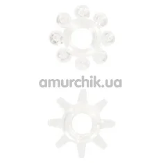 Набір ерекційних кілець Power Stretchy Rings, 2 шт прозорий - Фото №1