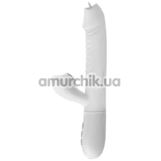 Вібратор з підігрівом Boss Silicone Vibrator USB 7, білий - Фото №1