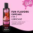Массажно-оральный лубрикант с согревающим эффектом Wet Fun Flavors 4-in-1 Cupcake, 89 мл - Фото №2