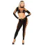 Комплект Leg Avenue Seamless Cut-Out Crop Top And Legging, чорний: топ + легінси - Фото №2