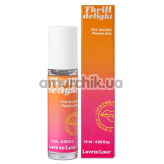Збуджуючий гель з охолоджуючим ефектом Love To Love Thrill Delight, 10 мл - Фото №1
