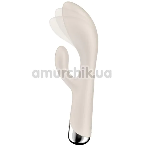 Вибратор c ротацией Satisfyer Spinning Rabbit 1, белый