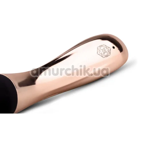Универсальный вибромассажер Rosy Gold Nouveau Curve Massager, розовый