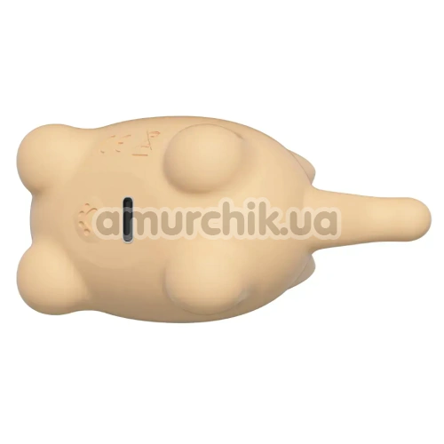 Симулятор орального секса для женщин с вибрацией Univibe Sexy Kitty, желтый