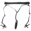 Зажимы для половых губ с вибропулей Bad Kitty Naughty Toys Spreader String With Vibrator, черные - Фото №1