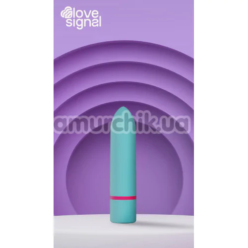 Клиторальный вибратор Love Signal Travel Buddy, бирюзовый