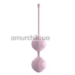 Вагінальні кульки Odeco O-Balls Duo, рожеві - Фото №1