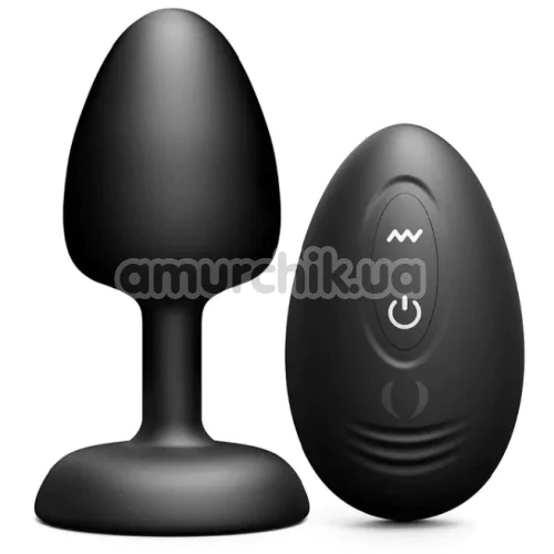 Анальная пробка с вибрацией Dorcel Geisha Plug Infinite M, черная