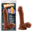 Фалоімітатор Rubicon Gentle Black Penis 7.5, коричневий - Фото №2