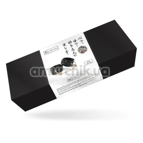 Фіксатори для ніг Liebe Seele Black Organosilicon Ankle Cuffs, чорні