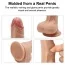 Фалоімітатор Dual-Layered Silicone Nature Cock LV4001, тілесний - Фото №9